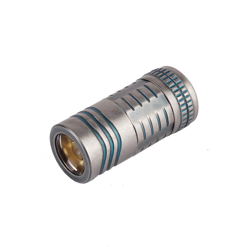 Keychain TItanium Alloy Flashlight EDC  Super Bright Mini led flashligts with Pocket Size